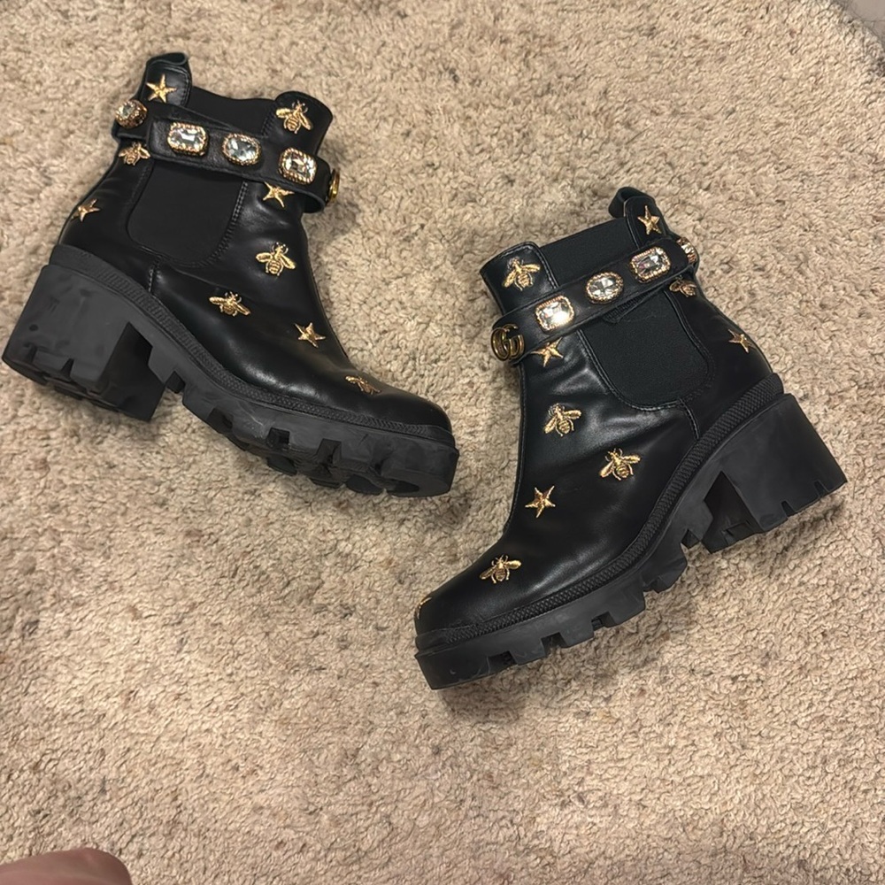 Double G logo Ankle Boots